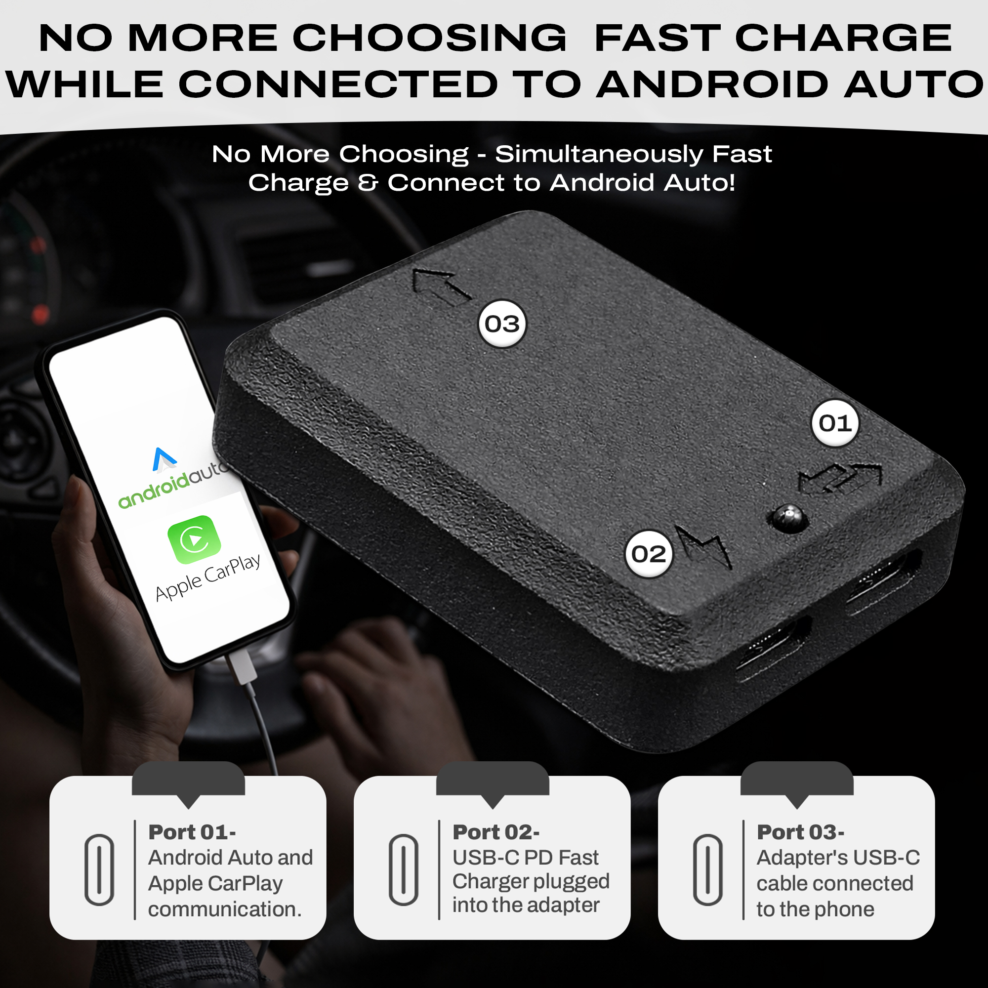 Port diagram with numbered callouts